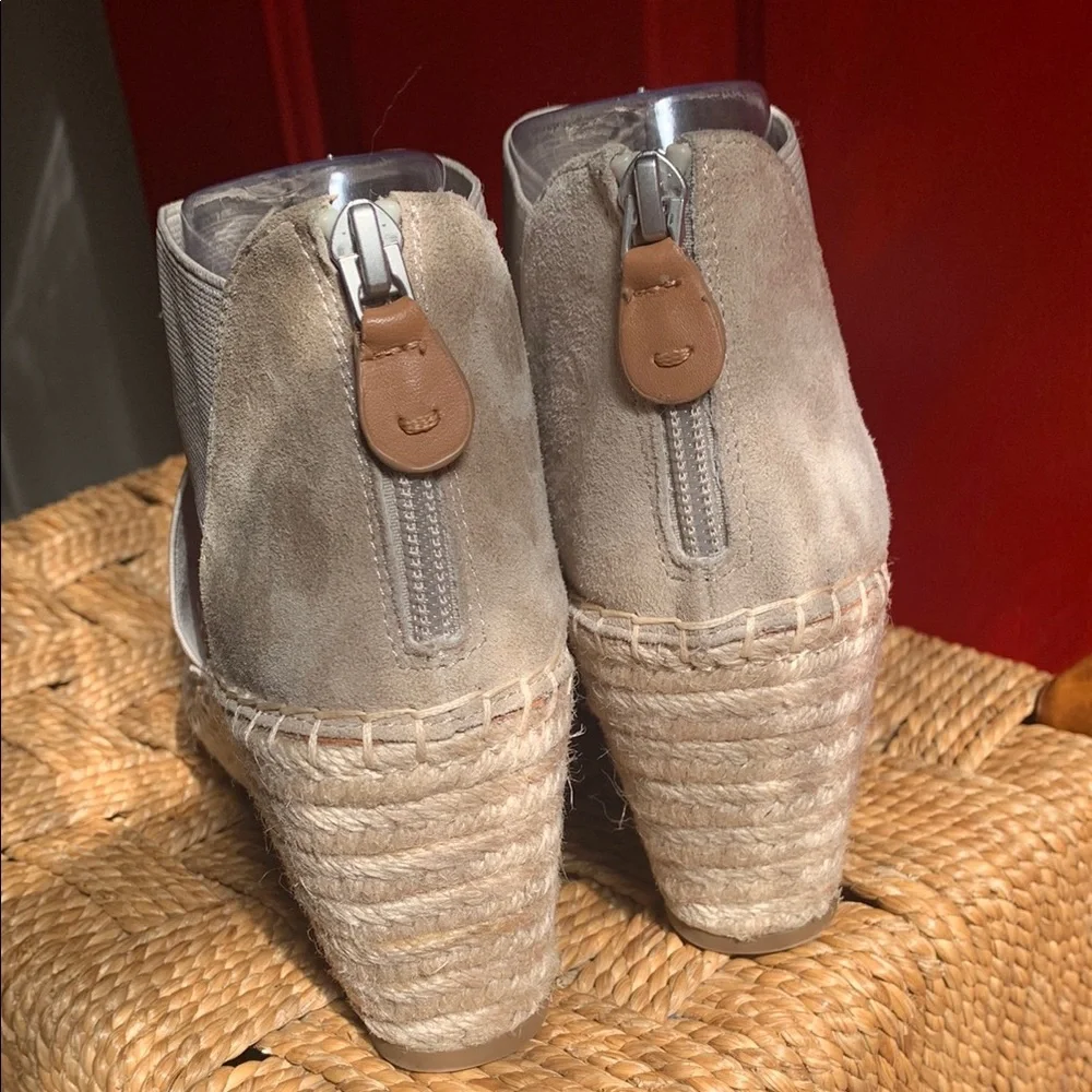 Gentle Souls Tan Wedge Shoes